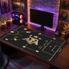 Tappetino Mouse Scudo Calcio Argentina, Tappetino da Scrivania Esteso Antiscivolo in Gomma per Gaming Ufficio Laptop Regalo per Fan