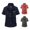 Men's Comfortable Summer Cotton Short-Sleeve Casual Shirt (Style 1751)