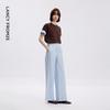 LANCY Women's Smart Comfort Wide-Leg Pants