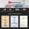 Transparent Plastic Circuit Breaker DZ10-100/3300, 3-Phase 3-Wire, 3P/100A, 63A 380V.