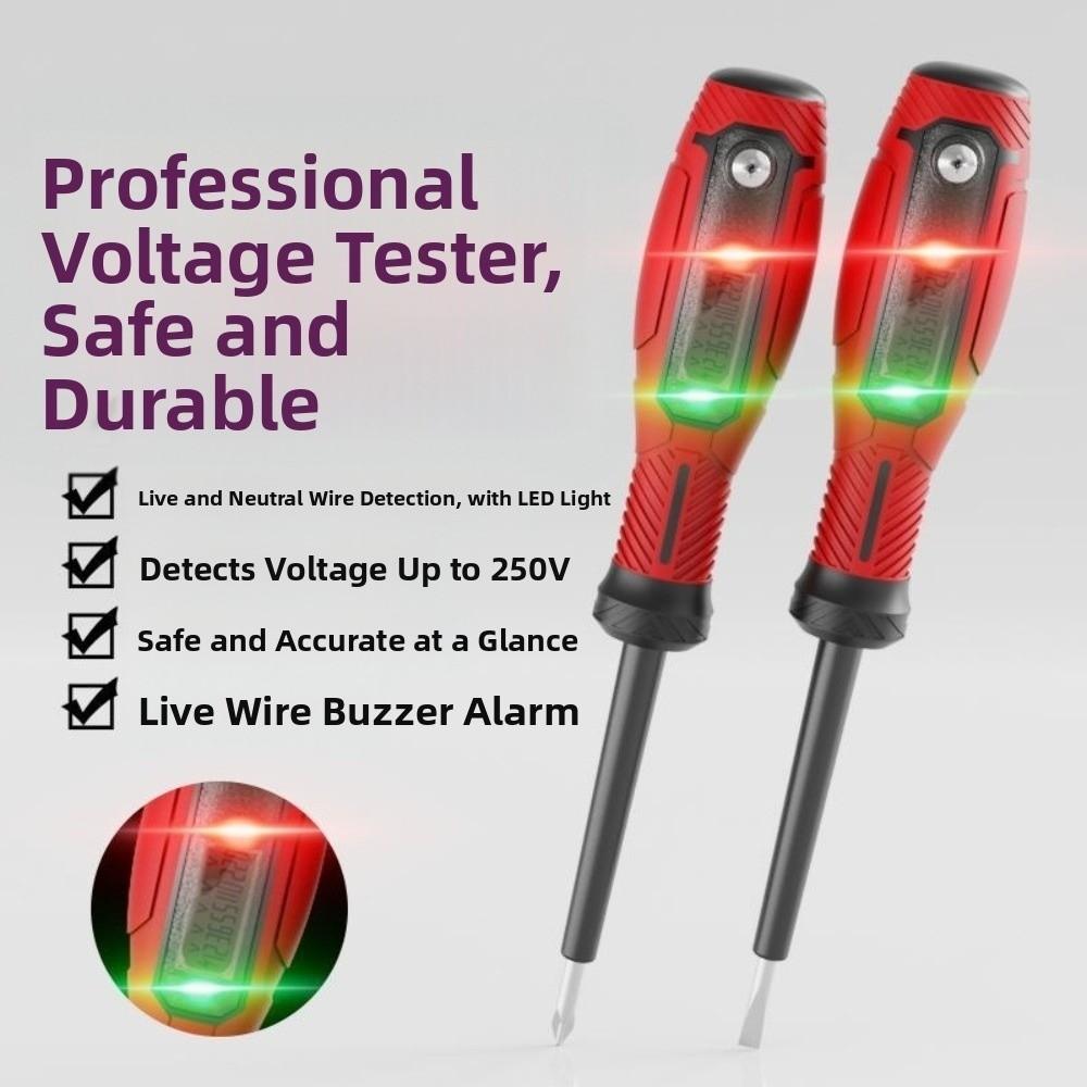 12-220V Non-Contact Screwdriver Non-contact Induction Power Detector AC Voltmeter  Power Detection