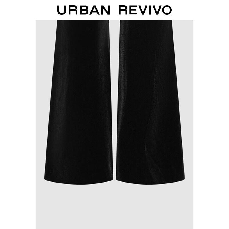UR 2026 Women's Vintage Velvet Flare Pants