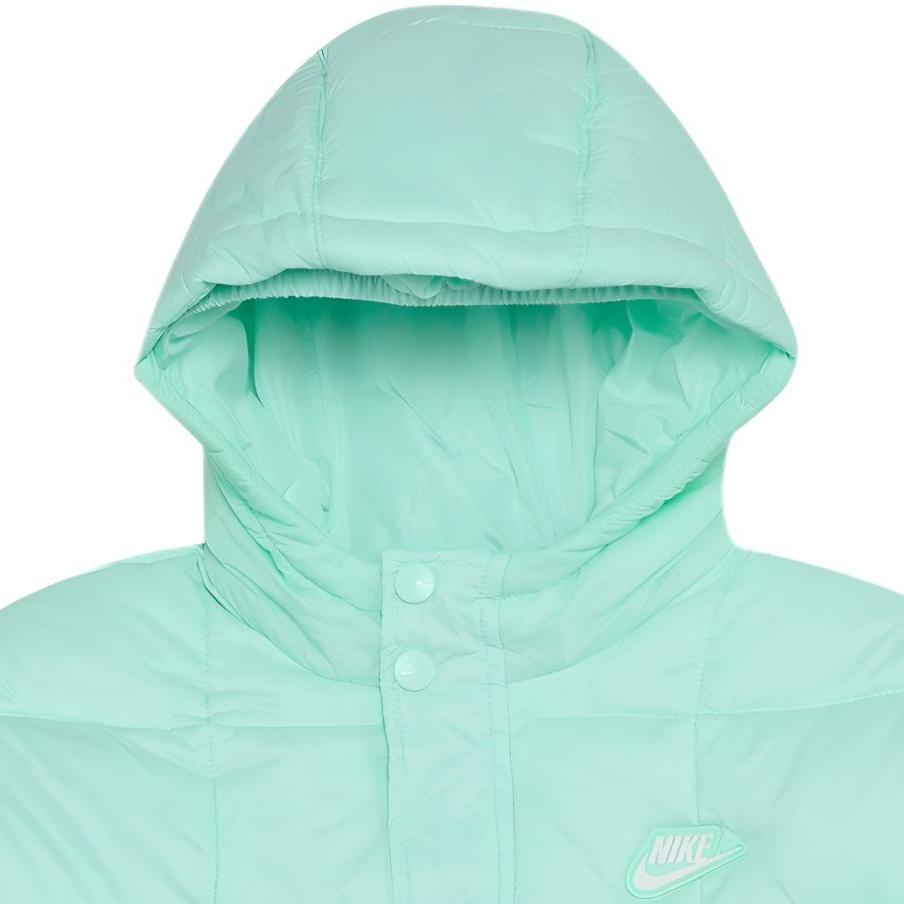 Nike Premium Duck Down Warm Hooded Quilted Long Sleeve Jacket Kids jackets IQ6136-353
