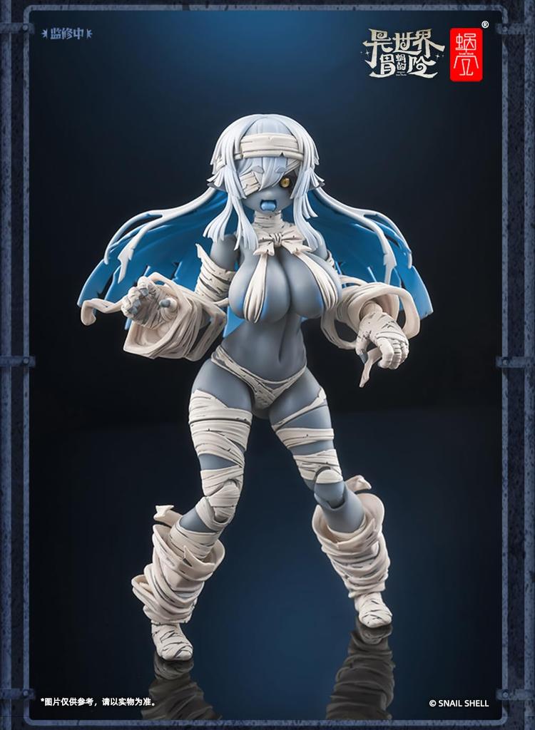 SNAIL SHELL RPG 03 Zombie Girl Griza scale PVC ABS POM painted action figure 1/12 & &