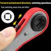 Refrigeration Ratchet Wrench Conditioning Service Wrench 4 Different Sizes - 1/4 X 3/16 Square X 3/8 X 5/16 Square