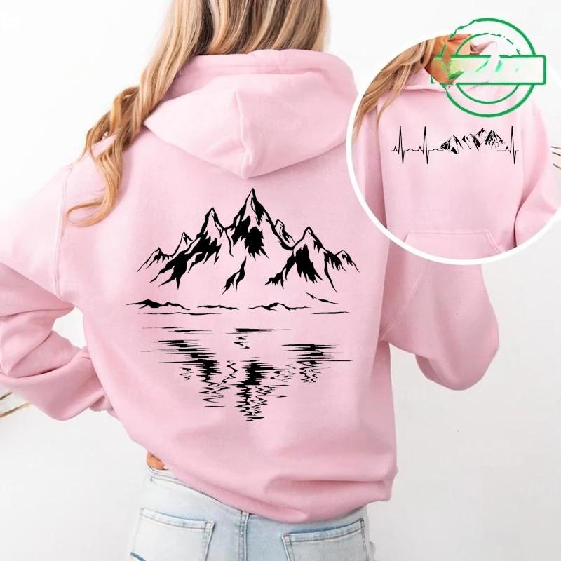 

Mountain Print Women s Hoodie Outdoor Hiking Pattern Hoodie Long Sleeve Top Outdoor Couple Women s Hoodie Sweatshirt Graphic Y2K 3XL
