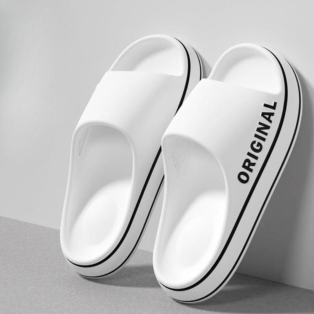 Unisex Slippers Strand Slippers Effen Kleur Binnenhuis Badkamer Schoenen Zomer Koppelslippers