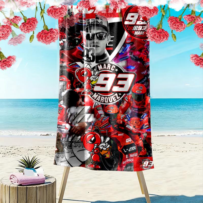 Marc Marquez Towel, Large Soft Quick Dry Towel for Beach Camping Swimming