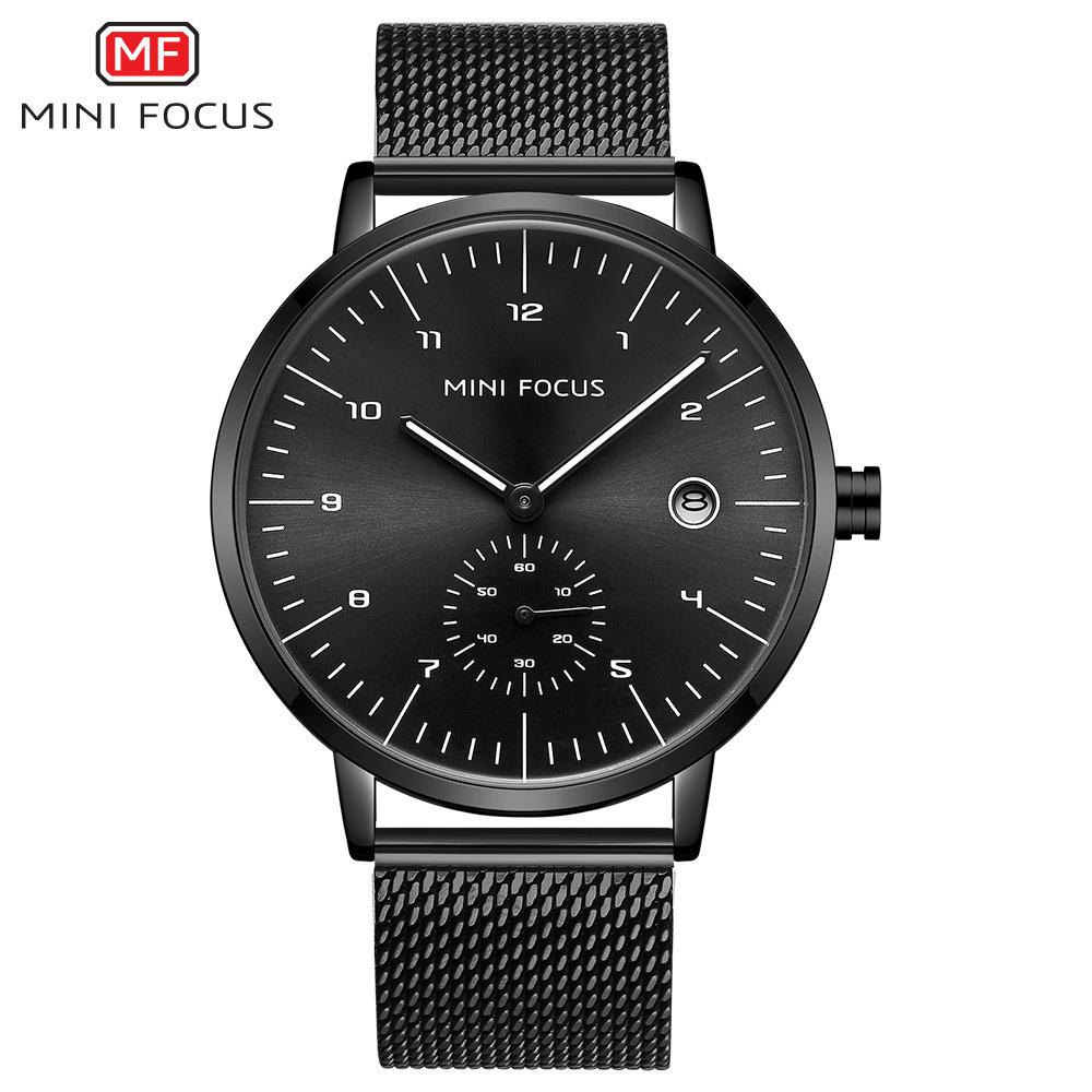 

Часы повседневные мужские часы календарь водонепроницаемые миланские сетчатый ремешок мужские часы