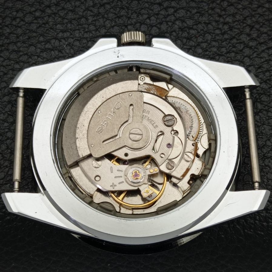 SEIKO 5 AUTOMATIC REFURBISHED 6309A JAPAN MENS RED DIAL WRIST WATCH a426514-2