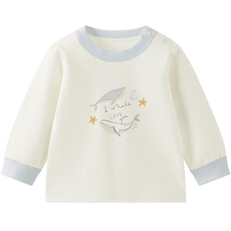 Tongtai Baby Unisex Pure Cotton Long-Sleeve T-Shirt