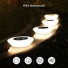 Solar Ground Light Lamp Outdoor Waterproof Park Landscape Powered Rechargeable Panel Decorative Lawn Floor Pathway Lights Garden