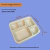 Eco-Friendly Biodegradable Corn Starch Lunch Box with Lid