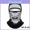 Gesichtsmaske zum Radfahren mit 3D-Tierkopf-Design, weiches Polyester für Wintersport