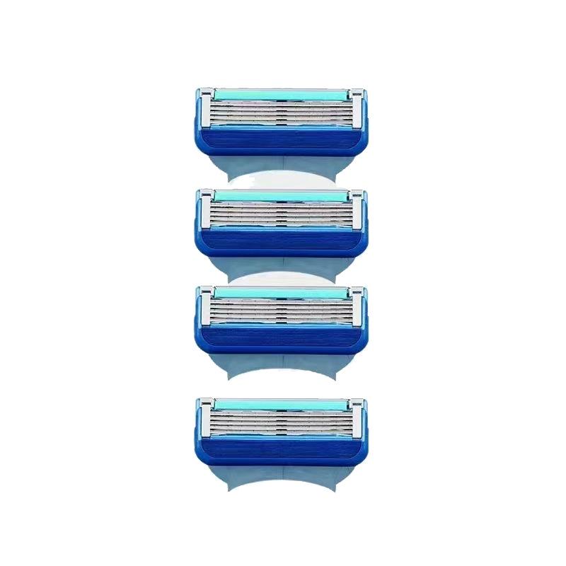 Porte-lames de rasoir cinq couches portable pour homme – Lavable et durable
