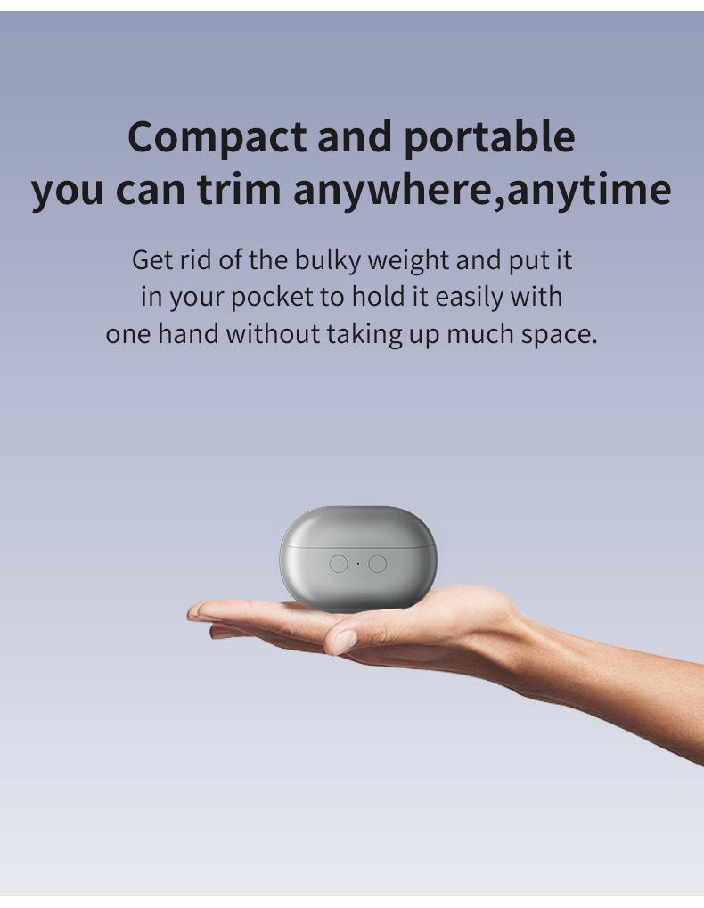 Compact Three-in-One Baby Nail Grinder: Automatic, Portable, Anti-Pinch Clippers