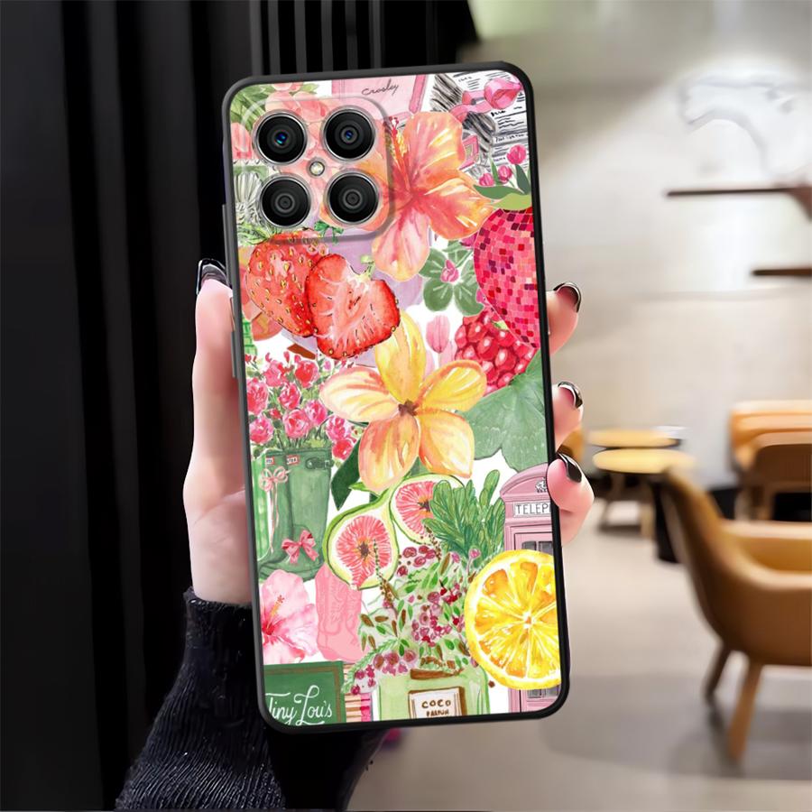 

Креативный чехол с узором для Honor X9a X8 X6 70 200 400 Lite 8X Magic5Lite X5b X7 90 Чехол для телефона Funda Honor 8X