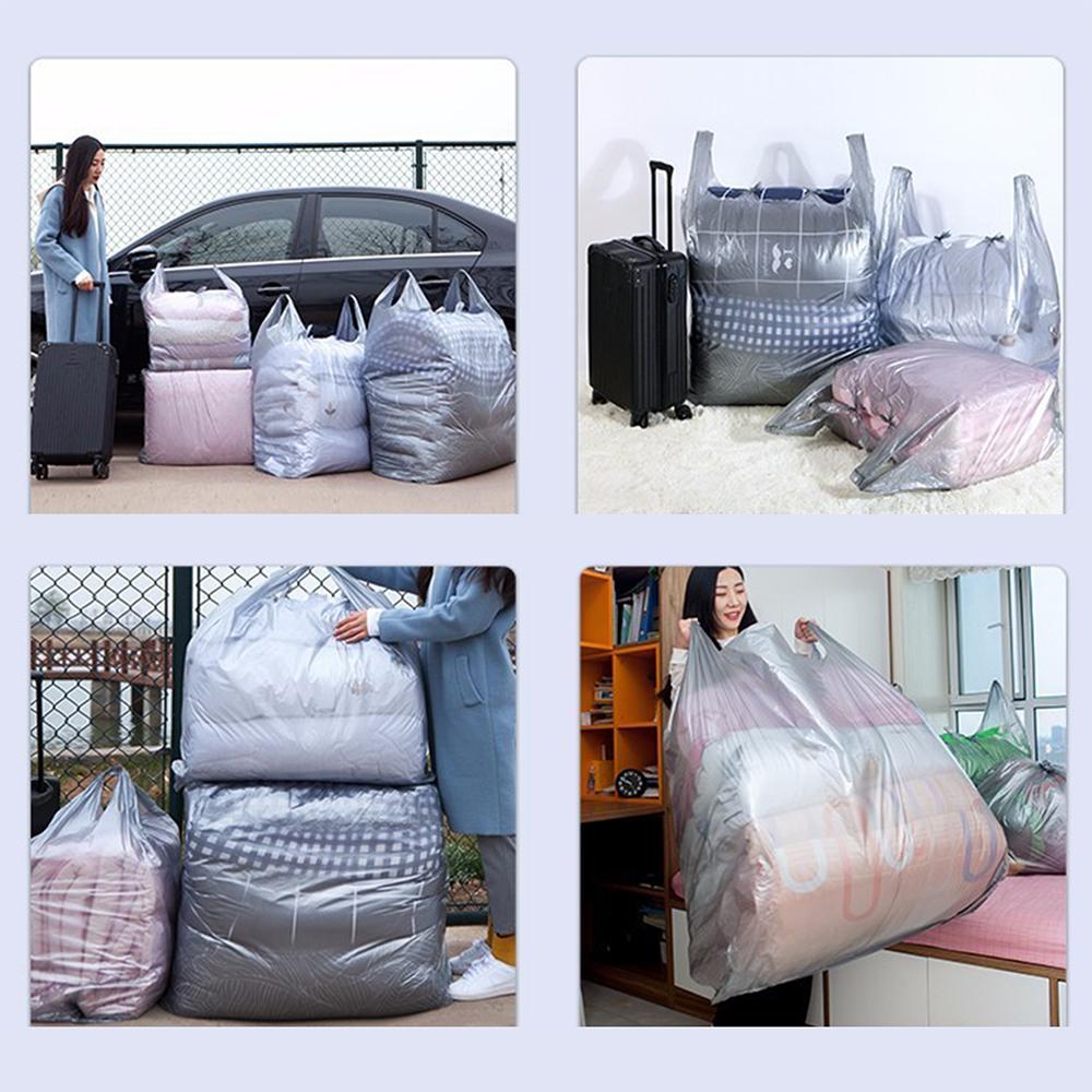 10pcs/set Grocery Bags Moving Bags Big Bag Quilts Clothes Storage Bags Shopping Bags Bedding Organizer