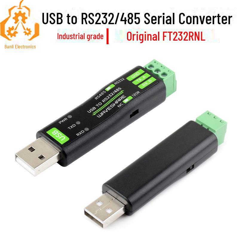 

Industrial USB to RS232/485 Serial Converter with FT232RNL.