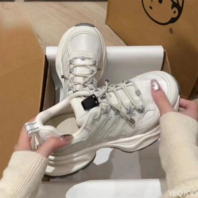 Fashion Women's autumn sports shoes new thick soled fashionable casual shoes breathable wear-resistant comfortable running women's shoes