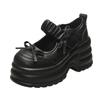 Baotou Sandals Women's Summer New Hollow Breathable Single Shoes Thick Sole Inner Height Increase Small Mary Jane Women's Shoes
