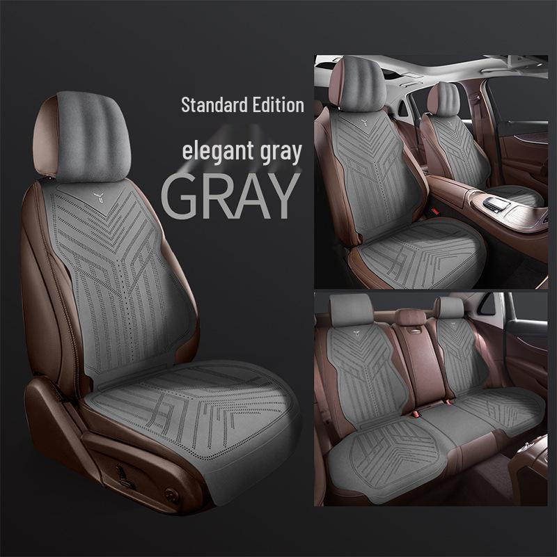 Cadillac Chevrolet Traverse Qijun Zhizai Accord Sylphy Haval Breathable Suede Semi-Surround Seat Cushion