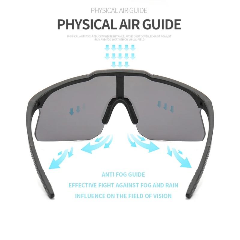 Utomhussporter Cykelglasögon UV400 Cykelsolglasögon för Herr Dam MTB Mountainbike Landsvägscykel Anti-ultraviolett Cykling Vindtät
