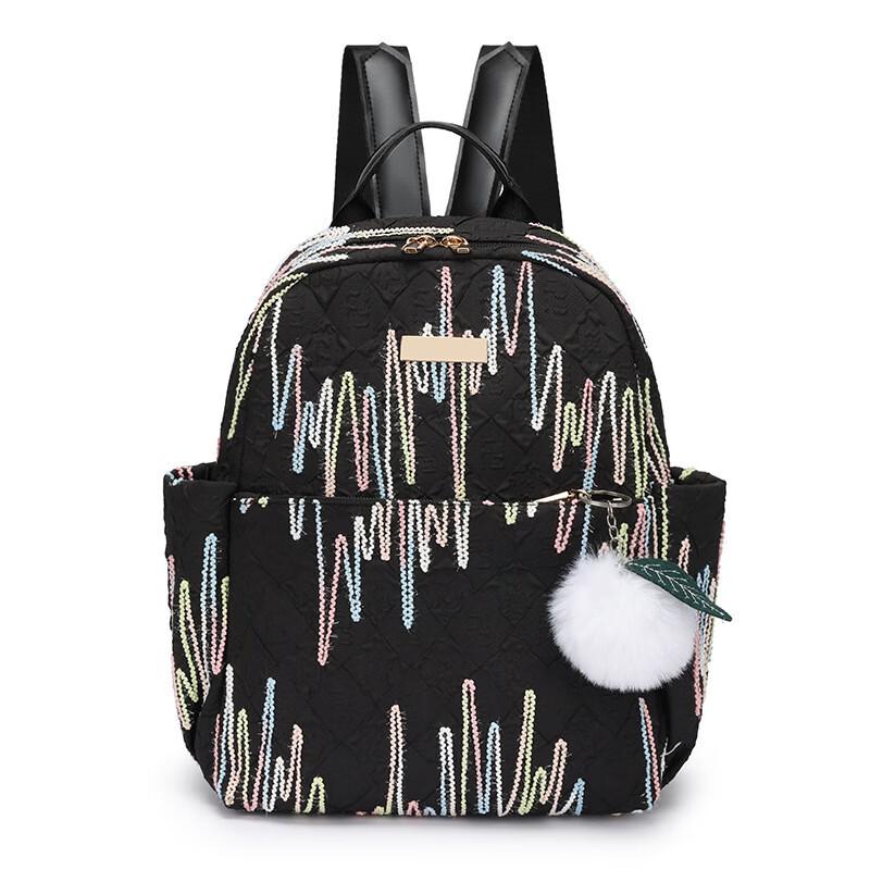 

Women s Large Capacity Oxford Embroidered Backpack