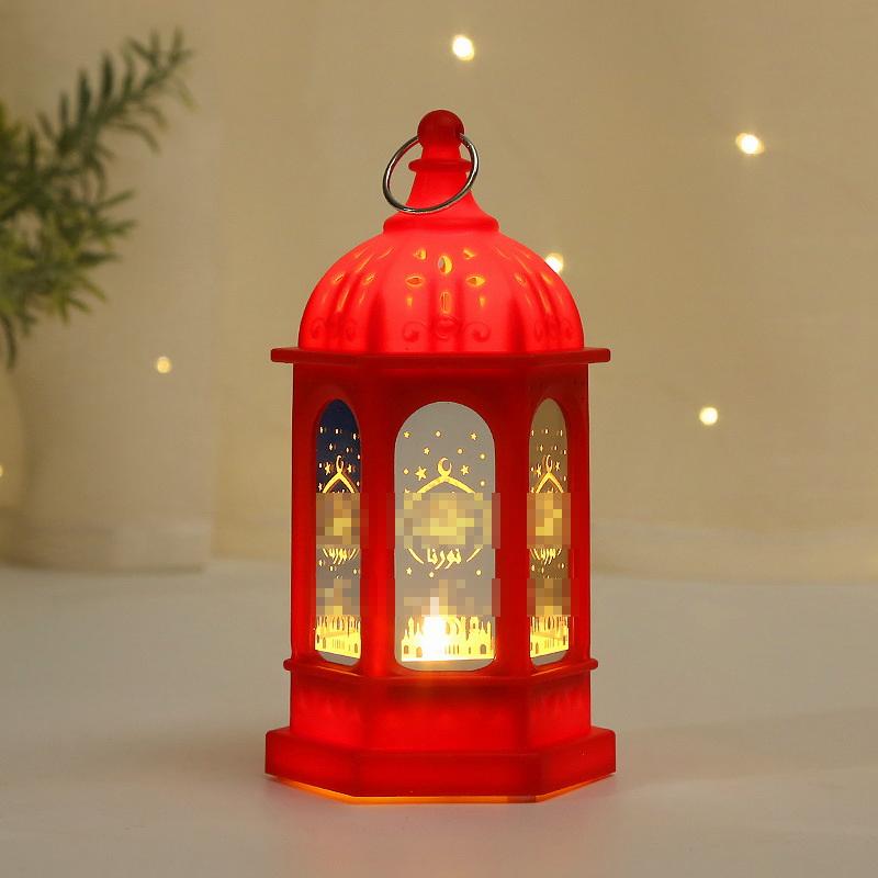 Muslim Ramadan Lantern Decor Eid Mubarak Led Festival Night Light Eid Al Adha Gift Ornament Eid Decoration For Home Party Supply