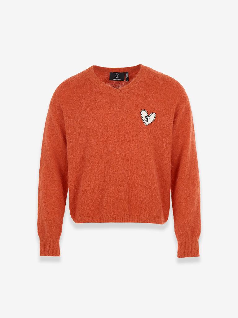 Seutib Lovelove* Wool Sweater _ Red