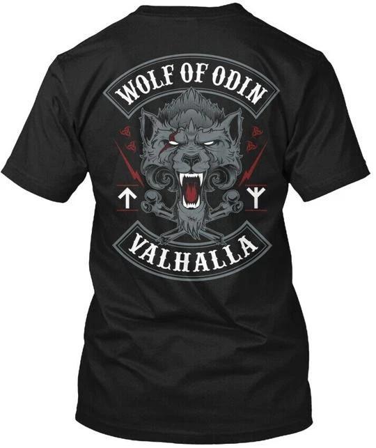 Качественная футболка Fennir Wolf Of Odin Valhalla - Сделано в США Размеры от S до 5XL L
