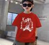 Summer Boys Girls T-shirt Retro Metal Gothic T-shirt Streetwear Summer Short Sleeve Kids T-shirt