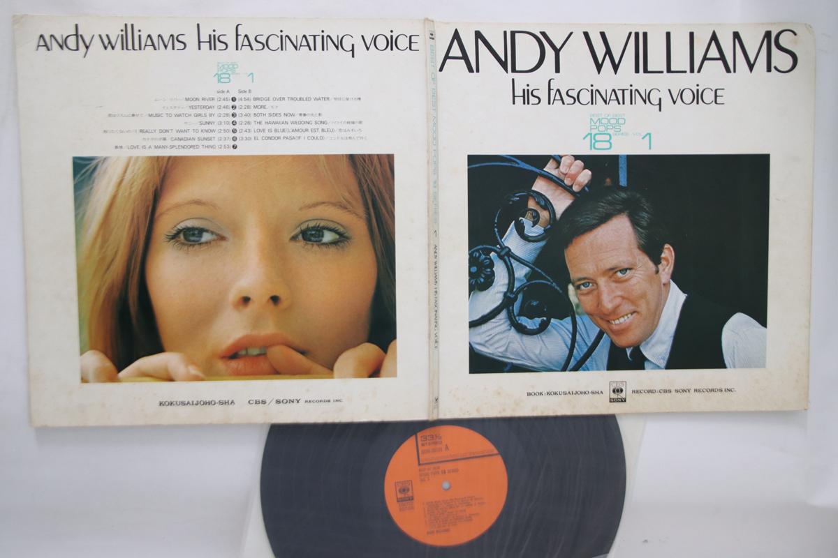 

LP Record ANDY WILLIAMS - His Fascinate Vocal SONI95101 CBS SONY 1972 Japan Pop Used