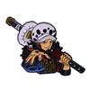 Creativity Anime One Piece Enamel Pins Monkey D Luffy Badges Men Women's Brooches Cool Briefcase Badges Decorate Gifts