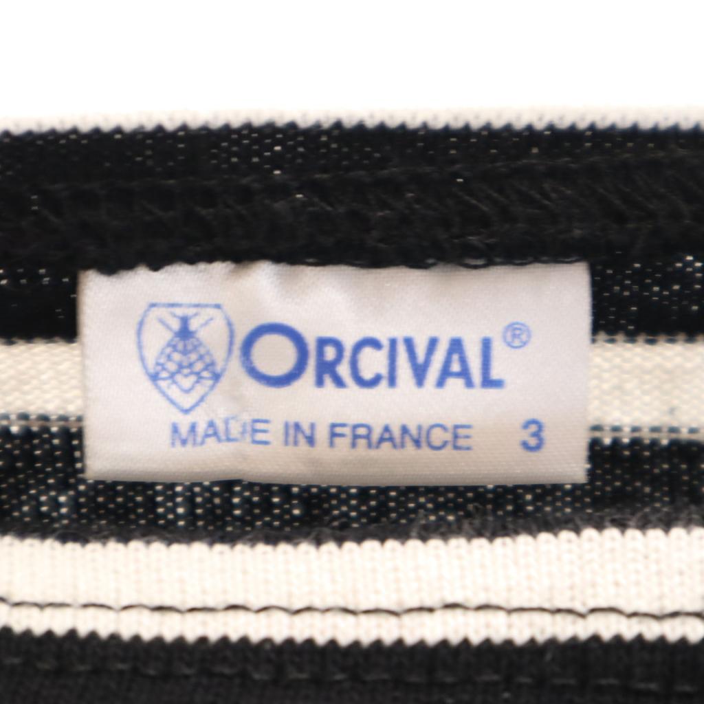 Beauty Products ORCIVAL Made In France Border Pattern Long Sleeve Boat Neck Basque Shirt Men's Used