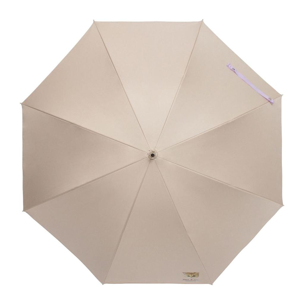 Moonbat Lang Perfekt für und Regen oder Premium Licht Hitze und UV Beige [Paul & Joe] Damen Sonnenschirm, Pendeln, Schule, Glanz, Blockierung, Schutz,