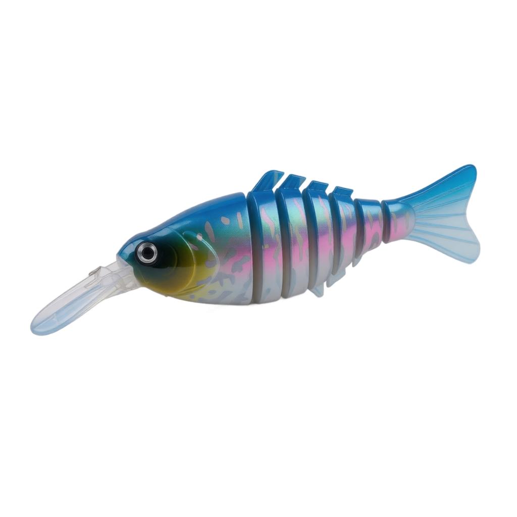 Multi-Jointed Fishing Lure Artificial Hard Bait 23g 12cm Swimbait Segment Body Designed for Freshwater Fishing