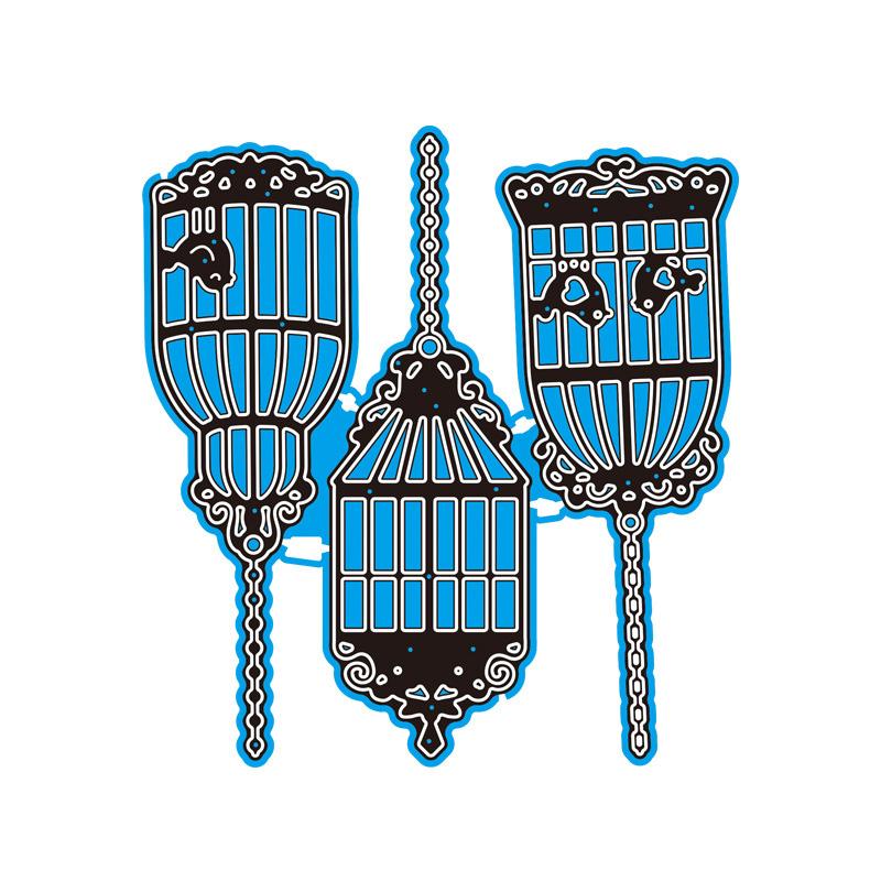 Three Bird Cage Design Styles Metal Cutting Die Stencil for DIY Scrapbooking Album Photo Embossing Paper Card Craft Decor