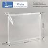 Transparent Waterproof A4 3D File Bag with Zipper – Thickened, Large Capacity Document Storage Bag