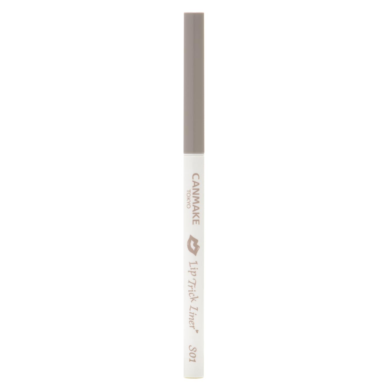 

Canmake Lip Trick Liner S01 Bruise Gray Shading Lip Retractable Pencil, 1.5mm,