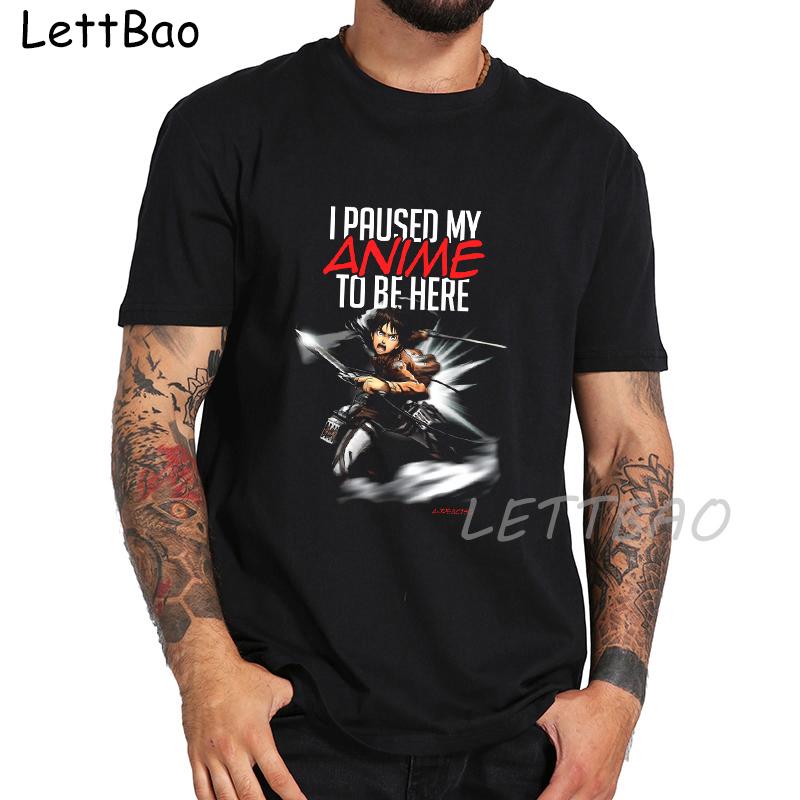 Mężczyźni Kawaii The Survey Corps koszulki z nadrukami japońskie anime atak na tytana T Shirt śmieszne