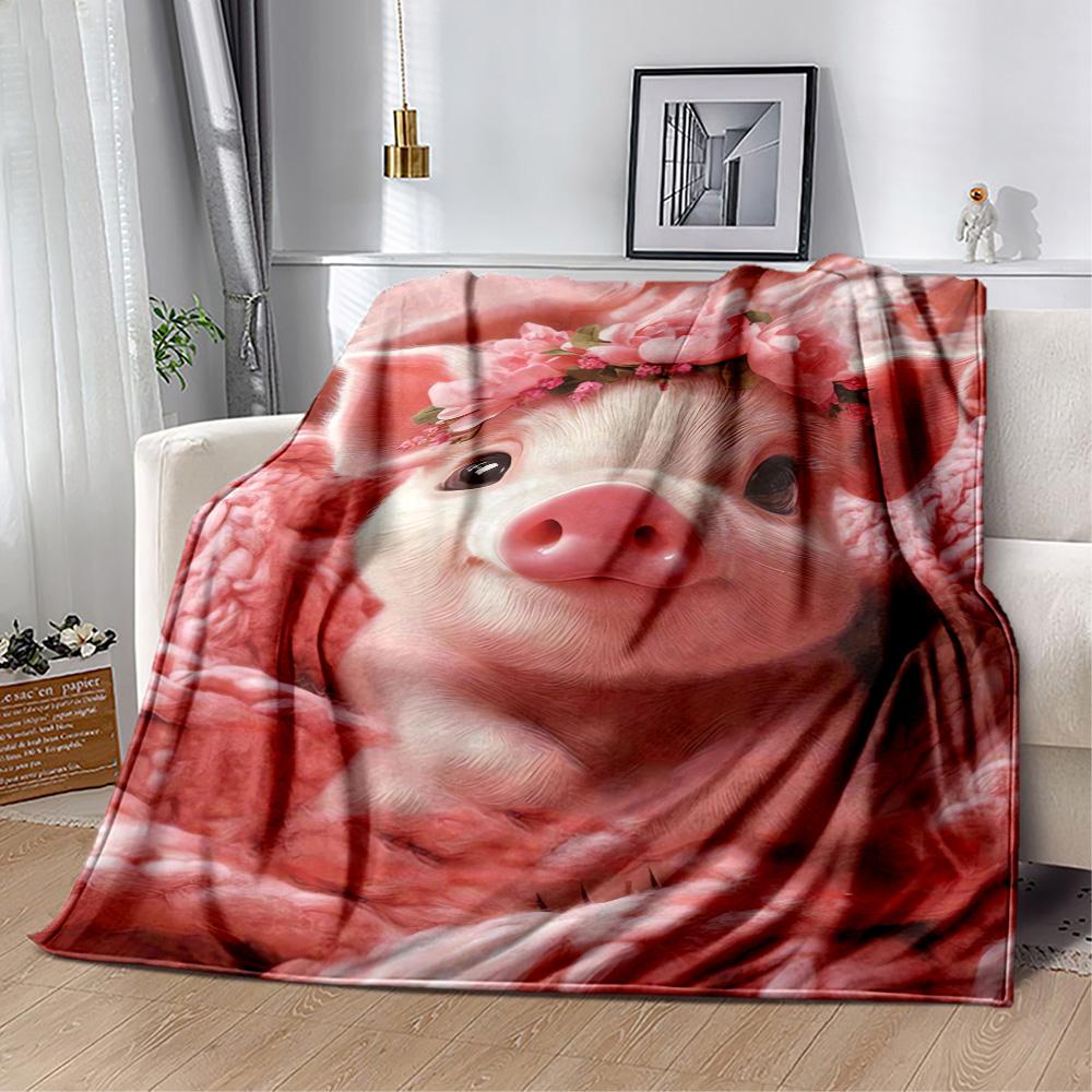 1pc Butterfly and Roses Blanket Soft Comfortable Lightweight All Season Multi Purpose Blanket Travel Camping Picnics Sofa Office Bed Living Room Gift