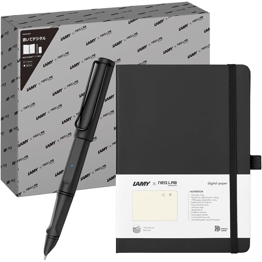 [LAMY x Neo Smartpen]〈Write Digital〉LAMY Safari All Black Ncode Ramy Safari All Black N Code Smar...
