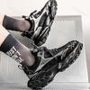Mode Herrenschuhe Sommer 2025 Mesh Atmungsaktiv Lässige Sportschuhe Modetrend Vielseitig Dicke Sohle Höhenerhöhend Klobige Sneaker