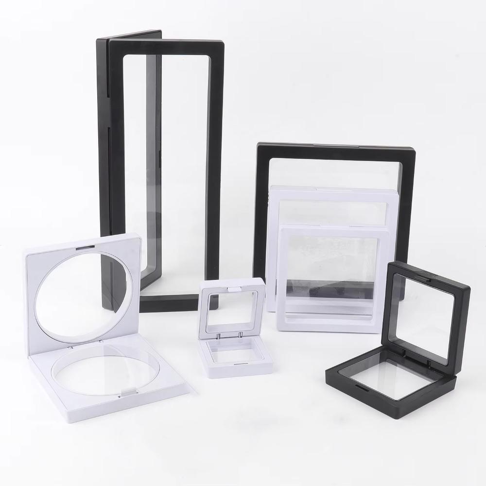 Earrings Jewelry Storage Box PE Film Jewelry Display Box Elastic 3D Packaging Case Hair Clip