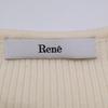 Rene White wool 6242270 Pearl knit cardigan tops 34 whiteUsed