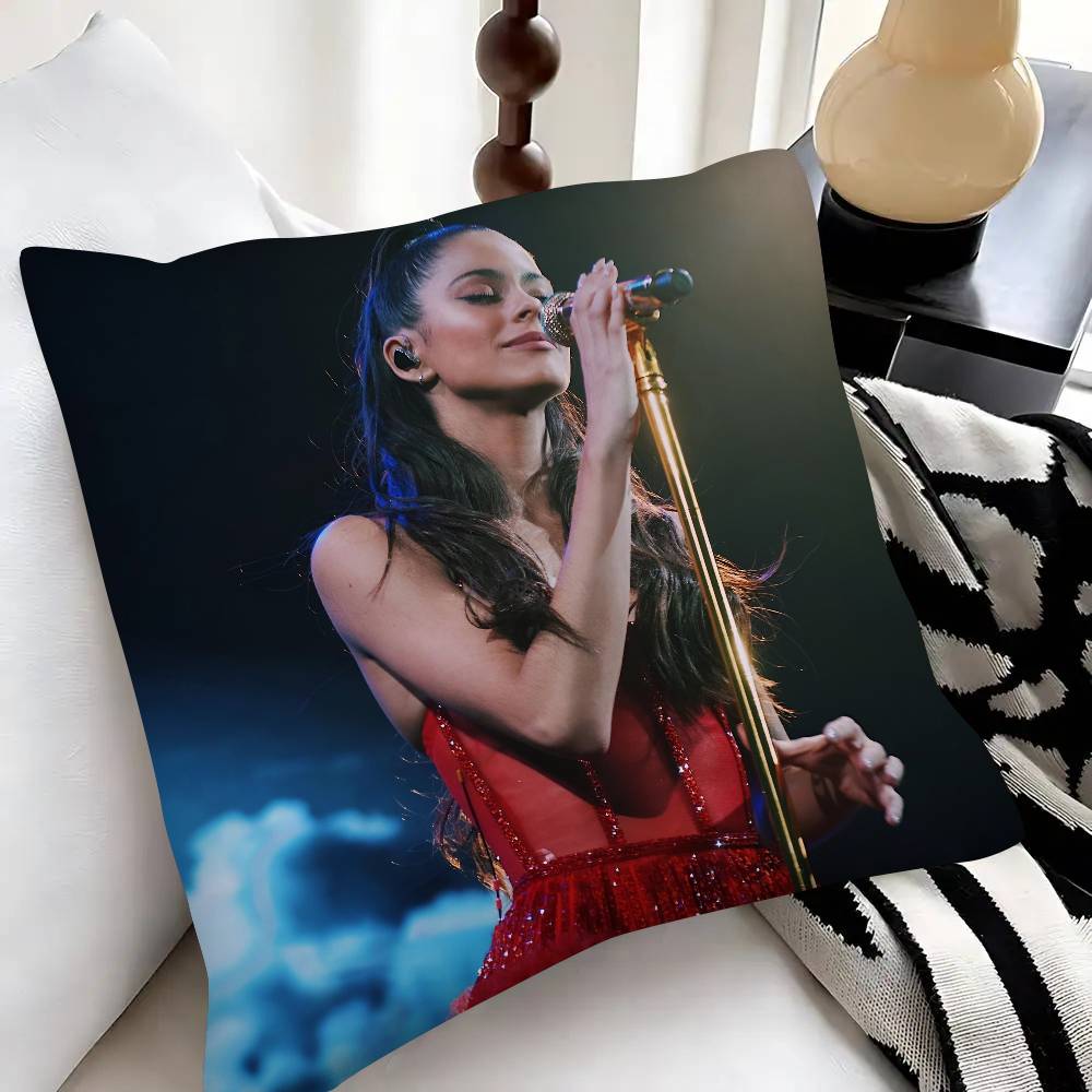 Singer Martina Stoessel TINI Pillow Case Fashion Square Pillowcase Bedroom Sofa Room Ins Decoration Leisure