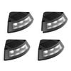 8pcs Waterproof Solar Step Lights Warm /White Light Easy To Use Stair Lighting Solar Powered Auto Switch Garden Walkway Light