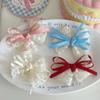 Lace Bow Hair Clip Women Sweet Versatile Duckbill Clip Fashion Simple Hair Accessories