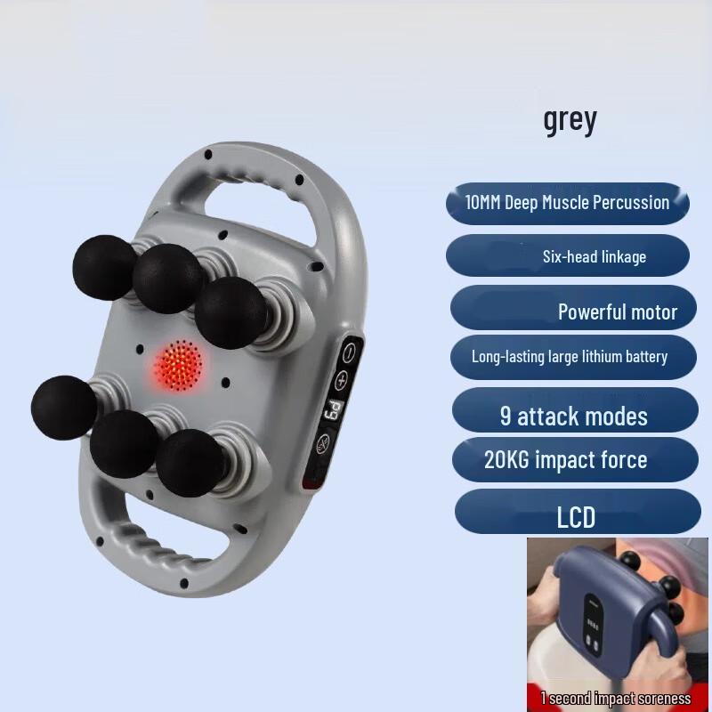 Zhuochao 6-Head Fascia Gun Massager